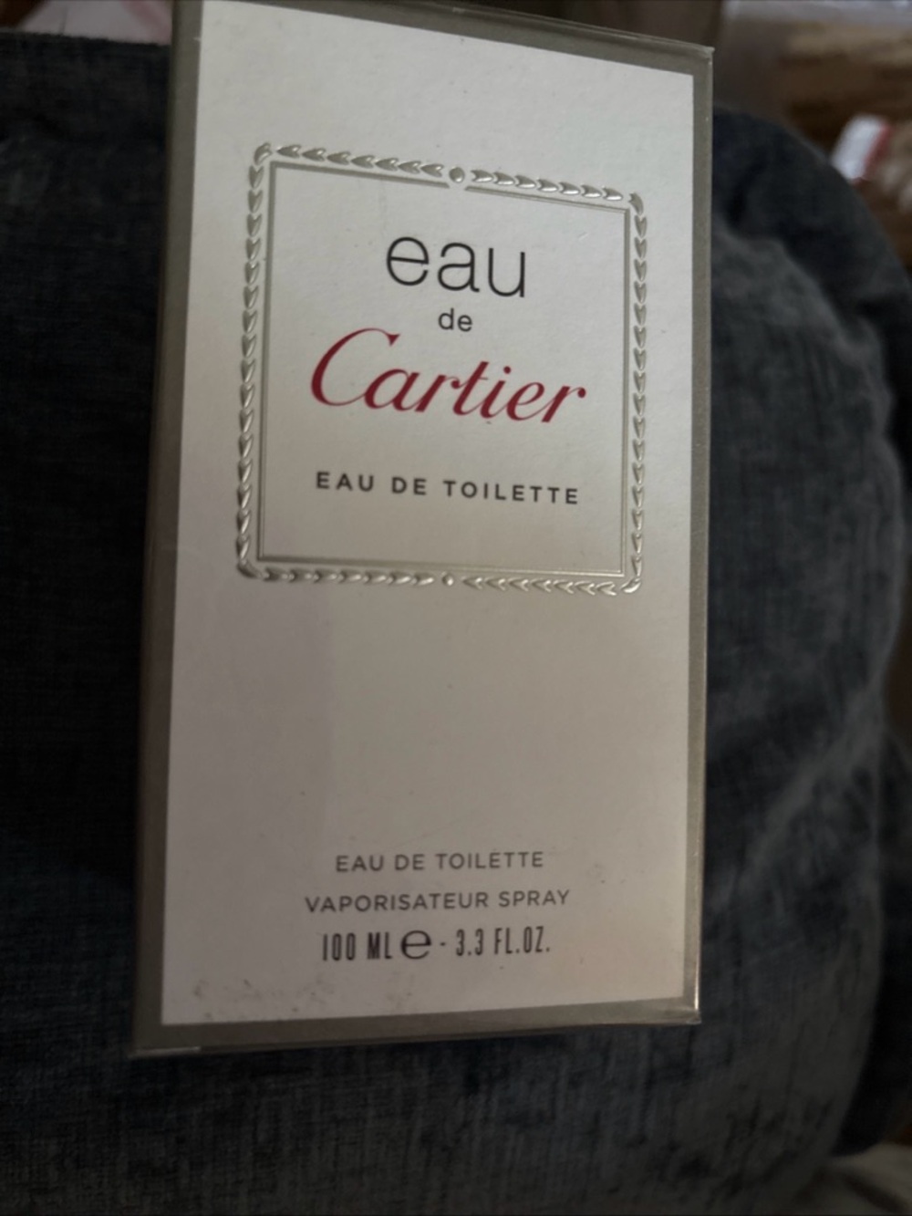 eau de Cartier EUA DE TOILETTE perfume 3.3 FL OZ